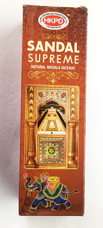 Sandal Supreme. Natural masala incense