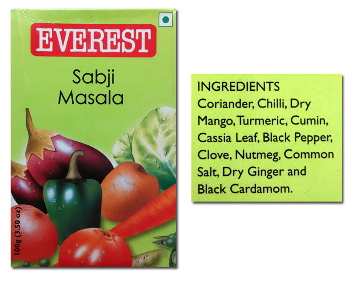 Сабджі масала Еверест sabji-masala