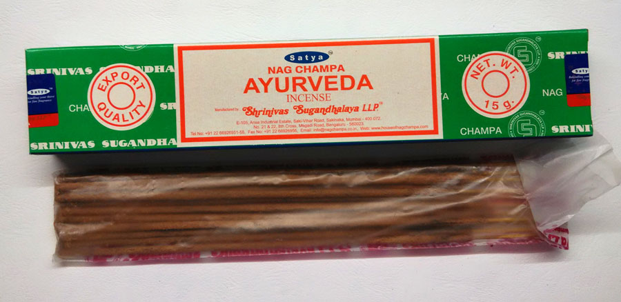 Ayurveda. Satya. Nag Champa Ayurveda. Satya. Nag Champa